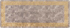 vidaXL Χαλί Runner MARSA Γκρι 80 x 200 cm Πολυέστερ και PVC