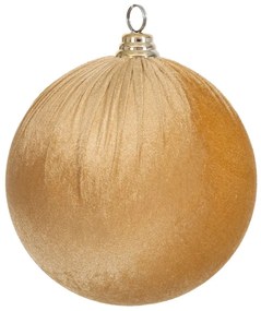 Χριστουγεννιάτικη Μπάλα Βελούδινη Χρυσή 25εκ. iliadis 90615