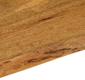 vidaXL Επιφάνεια Τραπεζιού 70x60x2,5 εκ. Live Edge Μασίφ Ξύλο Μάνγκο