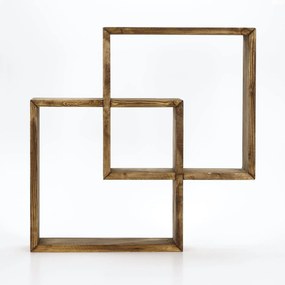 Ράφι Τοίχου Ξύλινο NOCA 51x9x51