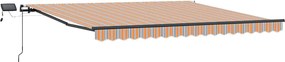 vidaXL Σκηνίτσα Αναδιπλούμενη Πολύχρωμο 450 x 350 εκ ύφασμα