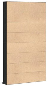vidaXL Ντουλάπι CD Μαύρη δρυς 101 x 23 x 177.5 εκ Επεξεργασμένο ξύλο