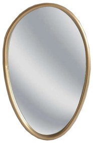 Καθρέπτης Τοίχου Stone 11-0177 26x2,5x40,6cm Gold Matte Metal, Glass