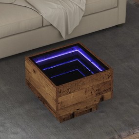 vidaXL Τραπεζάκι σαλονιού Παλαιό ξύλο 40 x 40 x 30 cm