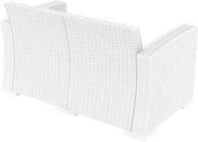 Καναπές Monaco 2Θέσιος White Πολυπροπυλενίου 140X79X79εκ.