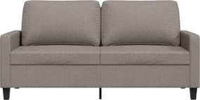 vidaXL Καναπές Διθέσιος Taupe 140 εκ. Υφασμάτινος