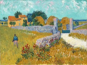 Αναπαραγωγή Farmouse in Provence (1888), Vincent van Gogh