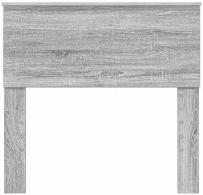 vidaXL Κεφαλάρι Γκρίζο Σονομα 75 cm Επεξεργασμένο ξύλο