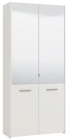 Shoe Storage Menorca 2K 2OG White 89.5x37.5x199 cm