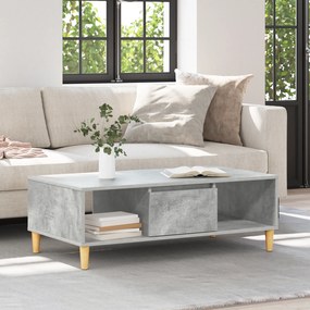 vidaXL Γκρι σκυροδέματος 103.5 x 60 x 35 εκ Επεξεργασμένο ξύλο