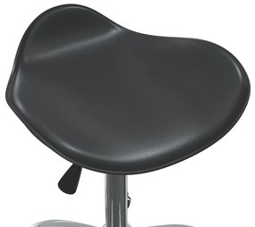 vidaXL Καρέκλα Γραφείου Μαύρη από Συνθετικό Δέρμα