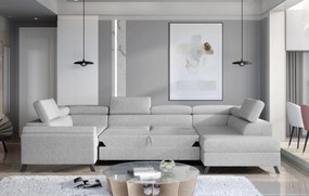 Γωνιακός καναπές Candia-Mple Skouro-Αριστερή