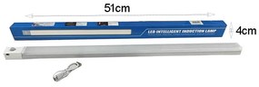 LED Μπάρα - Φωτάκι νυχτός Με Φωτοκύτταρο 50cm - Led Intelligent Induction Lamp Sensor Light
