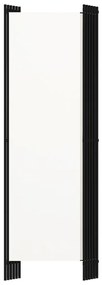 vidaXL Διαχωριστικό Δωματίου με 6 Πάνελ Λευκό 300 x 180 εκ.