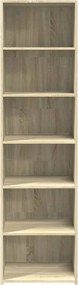 vidaXL Ντουλάπι Sonoma δρυς 50x41x185 εκ. από Επεξεργασμένο Ξύλο
