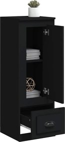 vidaXL Ντουλάπι Μαύρο 36x35,5x103,5 εκ. από Επεξεργασμένο Ξύλο
