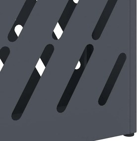 vidaXL Σχέδιο & βάση αποθήκευσης Ανθρακί 28 x 12 x 41 εκ Ατσάλι