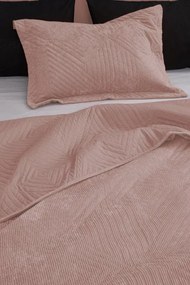 Κουβερλί Velvet Polyester Υπέρδιπλο 220x240εκ. Dizza Rose Palamaiki