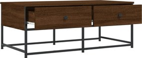 vidaXL Τραπεζάκι Σαλονιού Καφέ Δρυς 100x51x40 εκ. Επεξεργασμ. Ξύλο