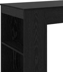 vidaXL Τραπέζι μπαρ 95 x 47 x 103,5 εκ Επεξεργασμένο Ξύλο Μαύρη Δρυς