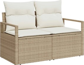 vidaXL Σετ Καναπέ 6 τμχ. Μπεζ και Κρέμ 55 x 55 x 37 εκ