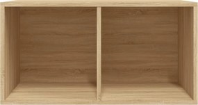 vidaXL Έπιπλο Δίσκων Βινυλίου Sonoma Δρυς 71x34x36 εκ. Επεξεργ. Ξύλο
