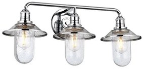 Απλίκα Φωτιστικό Μπάνιου 3xE27 IP44 Rigby Quintiesse Elstead Lighting-QN-RIGBY3-BATH-PC-Χρώμιο QN-RIGBY3-BATH-PC