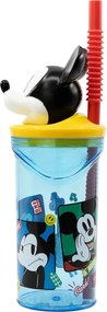 Κούπα με Καλαμάκι με Mickey Mouse CZ11336 3D Μπλε