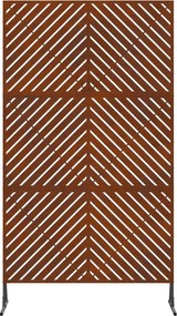 vidaXL Οθόνη Ιδιωτικότητας 100 x 50 x 180 εκ. Σκ rusty