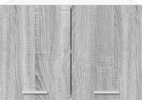 vidaXL Κρεμαστό ντουλάπι 2 pcs Γκρι Σομόνα και Λευκό 60 x 31 x 40 εκ