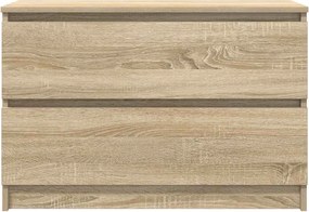 vidaXL Έπιπλο Τηλεόρασης Sonoma Δρυς 80x35x54 εκ. Επεξ. Ξύλο
