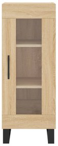 vidaXL Μπουφές Sonoma δρυς 34,5 x 34 x 180 εκ. από Επεξεργασμένο Ξύλο