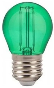 Λάμπα LED E27 G45 Filament 2W γυαλί V-TAC-7411-Πράσινο 7411