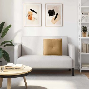 vidaXL Μαξιλάρι Πλάτης Καφέ 50 x 45 εκ. Υφασμάτινο Κορντουρά