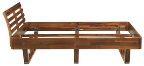vidaXL Πλαίσιο Κρεβατιού 180 x 200 εκ. από Μασίφ Ξύλο Ακακίας