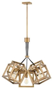 Κρεμαστό Φωτιστικό Οροφής 5xE27 Ensemble Quintiesse Elstead Lighting QN-ENSEMBLE5P-BB Μπρονζέ