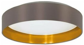Eglo Maserlo Μοντέρνα Μεταλλική Πλαφονιέρα Οροφής με Ενσωματωμένο LED σε Χρυσό χρώμα 38cm 99542