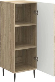 vidaXL Πλαϊνό γραφείο Sonoma Δρυς 33 x 34,5 x 89,5 εκ
