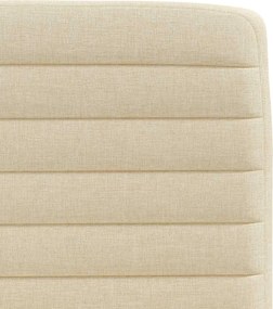 vidaXL Καρέκλες Τραπεζαρίας 6 τεμ. Κρεμ Υφασμάτινες