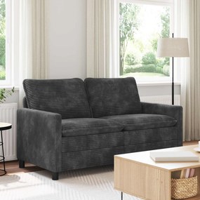vidaXL Καναπές Σκούρο Γκρι 156 x 81 x 87,5 εκ Πολυεστέρας