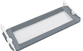 vidaXL Μπάρα Κρεβατιού Προστατευτική Γκρι 102 x 42 εκ. από Πολυεστέρα