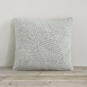 Μαξιλάρι Διακοσμητικό (Με Γέμιση) Basida Grey Nima 45X45 Cotton-Polyester