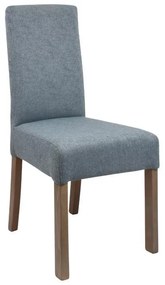 Καρέκλα Τραπεζαρίας Τ-6 Fylliana Γαλάζιο με Grey Oak πόδια 56x48x103εκ. 2αδα 56x48x103 εκ.
