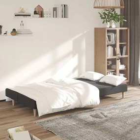 vidaXL Καναπές Κρεβάτι Διθέσιος Σκούρο Γκρι Υφασμάτινος