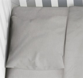 Μαξιλαροθήκη Μονόχρωμη Βαμβακερή Bebe 35x45εκ. Solid 496 Elephant DimCol