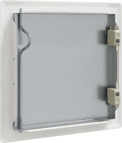 vidaXL Πάνελ Πρόσβασης 2 τεμ. Λευκό 23 x 23 x 3 cm Ατσάλι