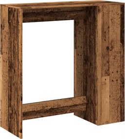 vidaXL Τραπέζι Μπαρ με Ράγες 101x40x103,5 εκ. Επεξεργ. Ξύλο