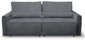 Καναπές Κρεβάτι Τριθέσιος ArteLibre SHELBY Γκρι 215x110x90cm