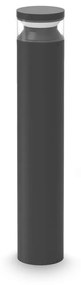 Φωτιστικό Δαπέδου Boeing H070 346717 3000K 1700lm 13x70cm Black Ideal Lux