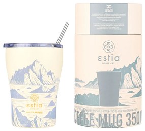 Θερμός Coffee Mug 350ml Estia Home Art Save the Aegean Alpine Essence 01-23010
